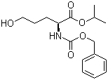 structure of CAS# 176237-44-8, 5-Hydroxy-N-[(phenylmethoxy)carbonyl]-L-norvaline isopropyl ester