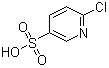6-氯-3-吡啶磺酸分子结构 (CAS 17624-08-7)