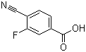 structure of CAS# 176508-81-9, 4-Cyano-3-fluorobenzoic acid;3-Fluoro-4-cyanobenzoic acid