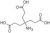 结构式 CAS# 176738-98-0, 氨基甲烷三丙酸; 4-氨基-4-(2-羧乙基)庚二酸