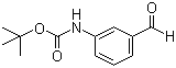 3-(tert-Butoxycarbonylamino)benzaldehyde molecular structure (CAS 176980-36-2)
