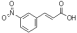 trans-3-Nitrocinnamic acid molecular structure (CAS 1772-76-5)