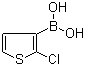 结构式 CAS# 177734-82-6, 2-氯噻吩-3-硼酸