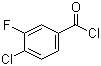 structure of CAS# 177787-25-6, 4-Chloro-3-fluorobenzoyl chloride