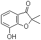 structure of CAS# 17781-16-7, 3-Ketocarbofuranphenol;7-Hydroxy-2,2-dimethyl-3(2H)-benzofuranone