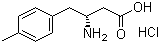 structure of CAS# 177839-85-9, (R)-3-Amino-4-(4-methylphenyl)butyric acid hydrochloride