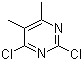 structure of CAS# 1780-32-1, 2,4-Dichloro-5,6-dimethylpyrimidine