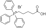 结构式 CAS# 17814-85-6, 4-羧丁基三苯基溴化膦