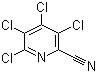 3,4,5,6-四氯吡啶-2-甲腈分子结构 (CAS 17824-83-8)