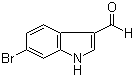 6-Bromoindole-3-carboxaldehyde molecular structure (CAS 17826-04-9)
