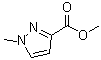 1-Methyl-1H-pyrazole-3-carboxylic acid methyl ester molecular structure (CAS 17827-61-1)