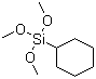环己基三甲氧基硅烷分子结构 (CAS 17865-54-2)
