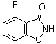 structure of CAS# 178747-83-6, 4-Fluoro-1,2-benzisoxazol-3(2H)-one