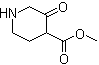 structure of CAS# 179023-37-1, 3-Oxo-4-piperidinecarboxylic acid methyl ester