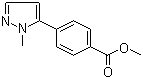 结构式 CAS# 179057-12-6, 4-(1-甲基-1H-吡唑-5-基)苯甲酸甲酯