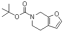 structure of CAS# 179060-28-7, 4,7-Dihydrofuro[2,3-c]pyridine-6(5H)-carboxylic acid 1,1-dimethylethyl ester