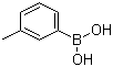 结构式 CAS# 17933-03-8, 3-甲基苯硼酸; 3-甲基苯基硼酸
