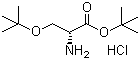 结构式 CAS# 179559-35-4, O-(叔丁基)-D-丝氨酸叔丁酯盐酸盐