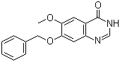 结构式 CAS# 179688-01-8, 6-甲氧基-7-苄氧基喹唑啉-4-酮; 7-苄氧基-6-甲氧基喹唑啉-4-酮