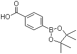 structure of CAS# 180516-87-4, 4-Carboxylphenylboronic acid pinacol ester;4-(4,4,5,5-Tetramethyl-1,3,2-dioxaborolan-2-yl)benzoic acid
