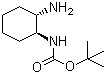 结构式 CAS# 180683-64-1, (1S,2S)-叔丁氧羰基-1,2-环己二胺