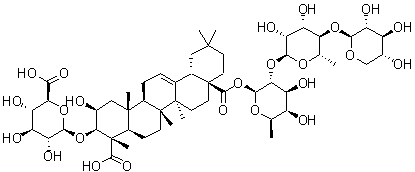 Celosin I (Bai-Ping Ma) molecular structure (CAS 1807732-38-2)