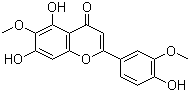 structure of CAS# 18085-97-7, Jaceosidin;4',5,7-Trihydroxy-3',6-dimethoxyflavone;5,7-Dihydroxy-2-(4-hydroxy-3-methoxyphenyl)-6-methoxychromen-4-one