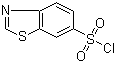 结构式 CAS# 181124-40-3, 1,3-苯并噻唑-6-磺酰氯