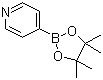 structure of CAS# 181219-01-2, 4-Pyridineboronic acid pinacol ester;4-(4,4,5,5-Tetramethyl-1,3,2-dioxaborolan-2-yl)pyridine