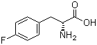 structure of CAS# 18125-46-7, 4-Fluoro-D-phenylalanine