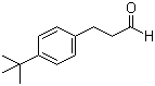 结构式 CAS# 18127-01-0, 4-叔丁基苯丙醛; 对叔丁基苯丙醛; 波洁红醛