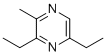 3,5-二乙基-2-甲基吡嗪分子结构 (CAS 18138-05-1)