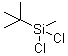 tert-Butylmethyldichlorosilane molecular structure (CAS 18147-18-7)