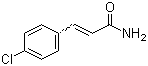 structure of CAS# 18166-64-8, 4-Chlorocinnamamide;p-Chlorocinnamamide; (E)-3-(4-Chlorophenyl)acrylamide