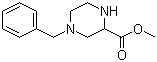 结构式 CAS# 181955-94-2, 4-苄基-2-哌嗪甲酸甲酯