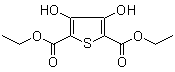 Diethyl 3,4-dihydroxythiophen-2,5-dicarboxylate molecular structure (CAS 1822-66-8)