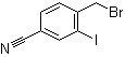structure of CAS# 182287-63-4, 4-(Bromomethyl)-3-iodobenzonitrile