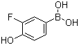 结构式 CAS# 182344-14-5, 3-氟-4-羟基苯硼酸