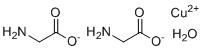 Cupric glycinate hydrate molecular structure (CAS 18253-80-0)