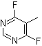 4,6-Difluoro-5-methylpyrimidine molecular structure (CAS 18260-64-5)