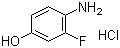 structure of CAS# 18266-53-0, 2-Fluoro-4-hydroxyaniline hydrochloride
