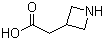 structure of CAS# 183062-92-2, Azetidin-3-ylacetic acid;3-Azetidineacetic acid