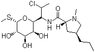 Clindamycin molecular structure (CAS 18323-44-9)