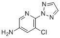 structure of CAS# 1832583-43-3, 5-Chloro-6-(2H-1,2,3-triazol-2-yl)pyridin-3-amine