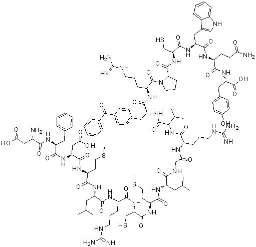 13-(4-Benzoyl-D-phenylalanine)-19-L-tyrosine-melanin-concentrating hormone (human) molecular structure (CAS 183606-10-2)