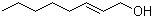 trans-2-Octen-1-ol molecular structure (CAS 18409-17-1)