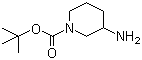 结构式 CAS# 184637-48-7, N-Boc-3-氨基哌啶; 1-叔丁氧羰基-3-氨基哌啶