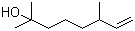 structure of CAS# 18479-58-8, 2,6-Dimethyl-7-octen-2-ol;Dihydromyrcenol