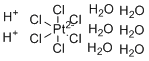 structure of CAS# 18497-13-7, Chloroplatinic acid hexahydrate;Hydrogen hexachloroplatinate(2-) hydrate (2:1:6)