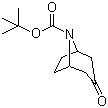 N-Boc-Nortropinone molecular structure (CAS 185099-67-6)